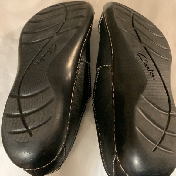 Clarks Ashland Lane Q black shoes size 10 M - Picture 7 of 8